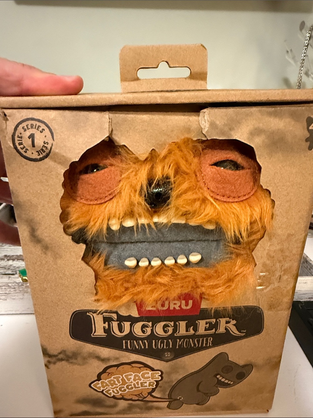 Funny Ugly Monster Plush — Orange